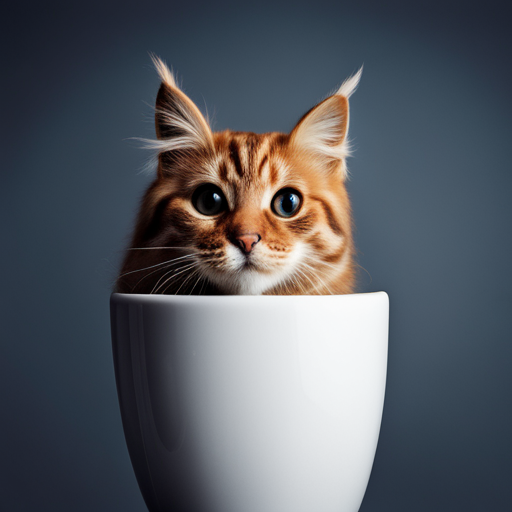 cute cats in cups
