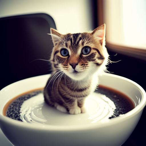 cute cats in cups