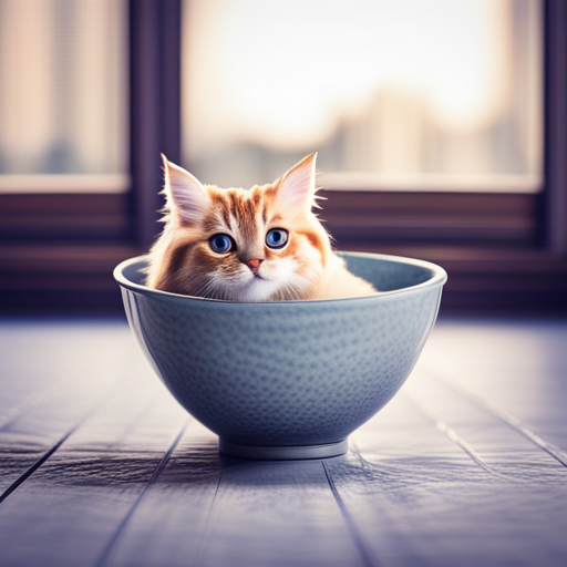 cute cats in cups