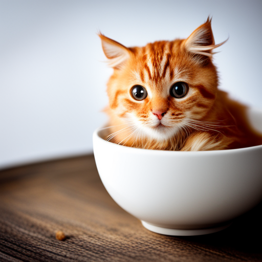 cute cats in cups